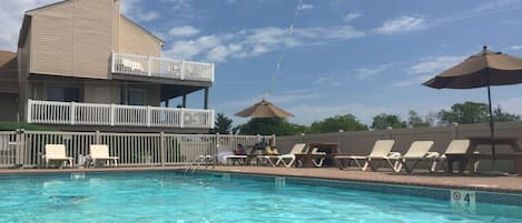 屋外プール、温水プール