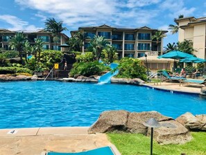 A heated pool - Ohana Manor, Clean and Comfortable, Sleeps 6 (Kapaʻa)
