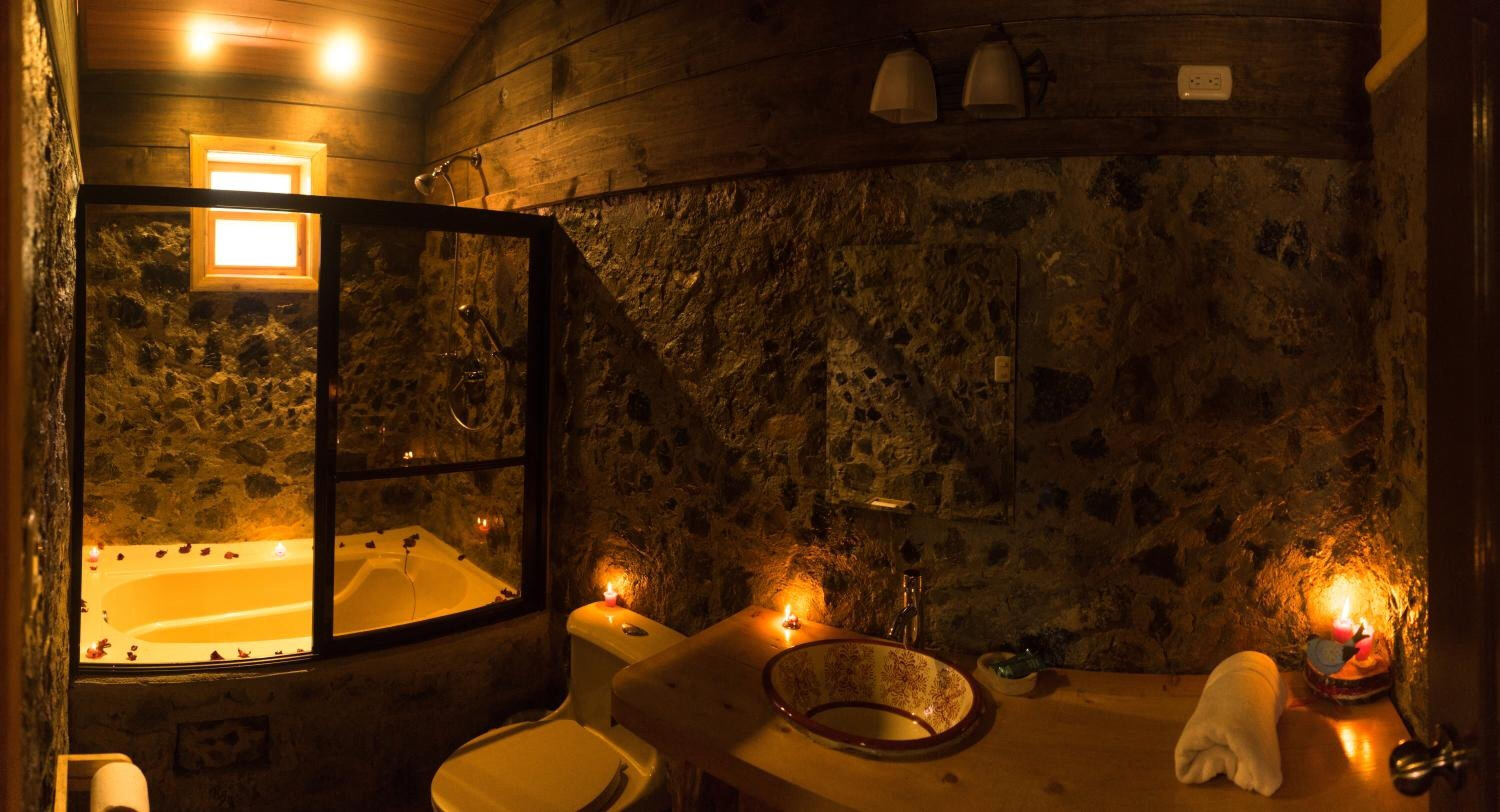 free toiletries, hair dryer, towels, soap