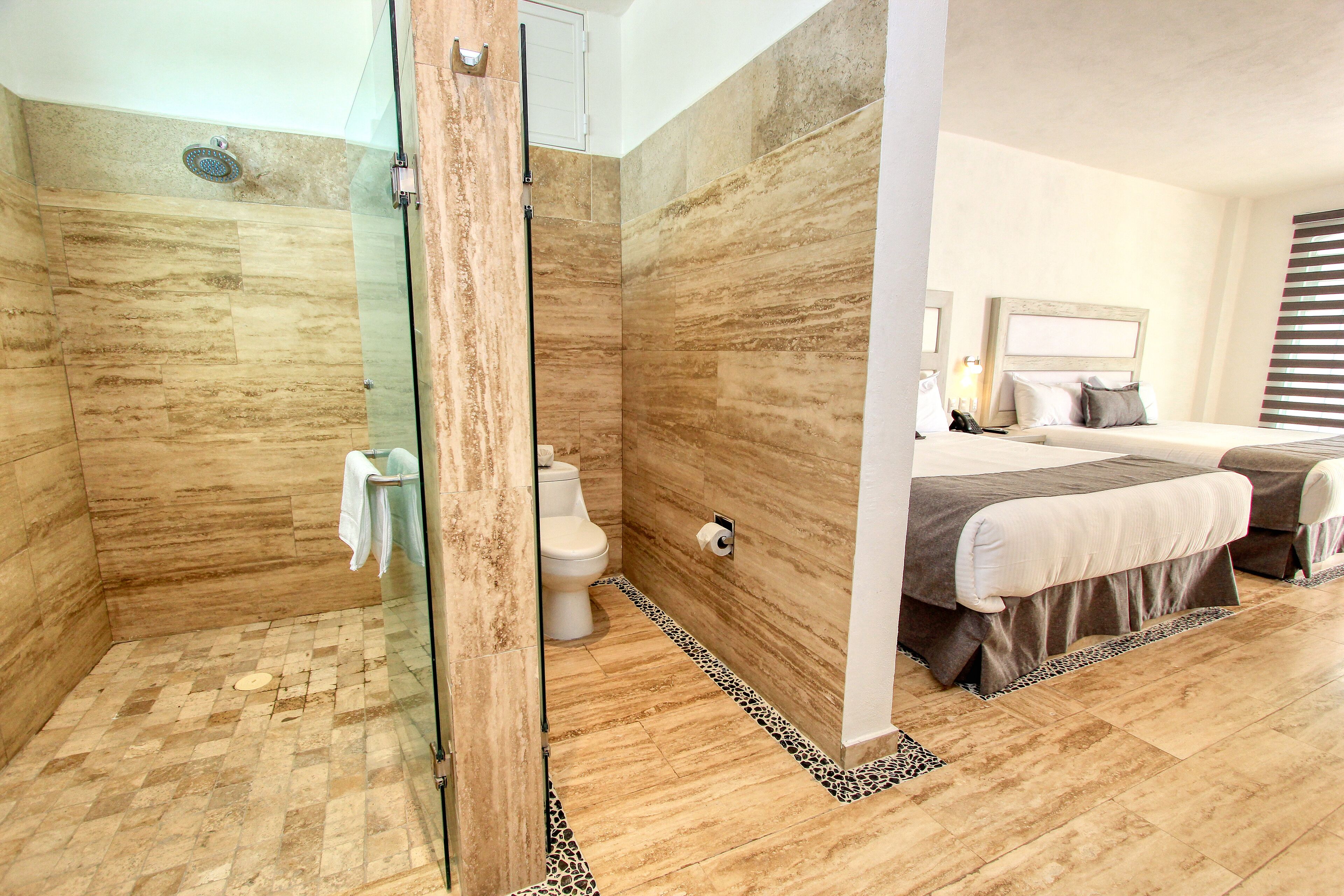 standard room, multiple beds | minibar, desk, blackout curtains, iron/ironing board