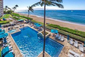 Outdoor pool, a heated pool - Classic Kaanapali: Whaler 370 1Bd/2Ba Ocean View (Lahaina)