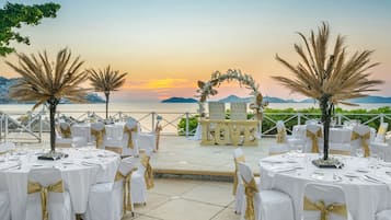Área para banquetes al aire libre