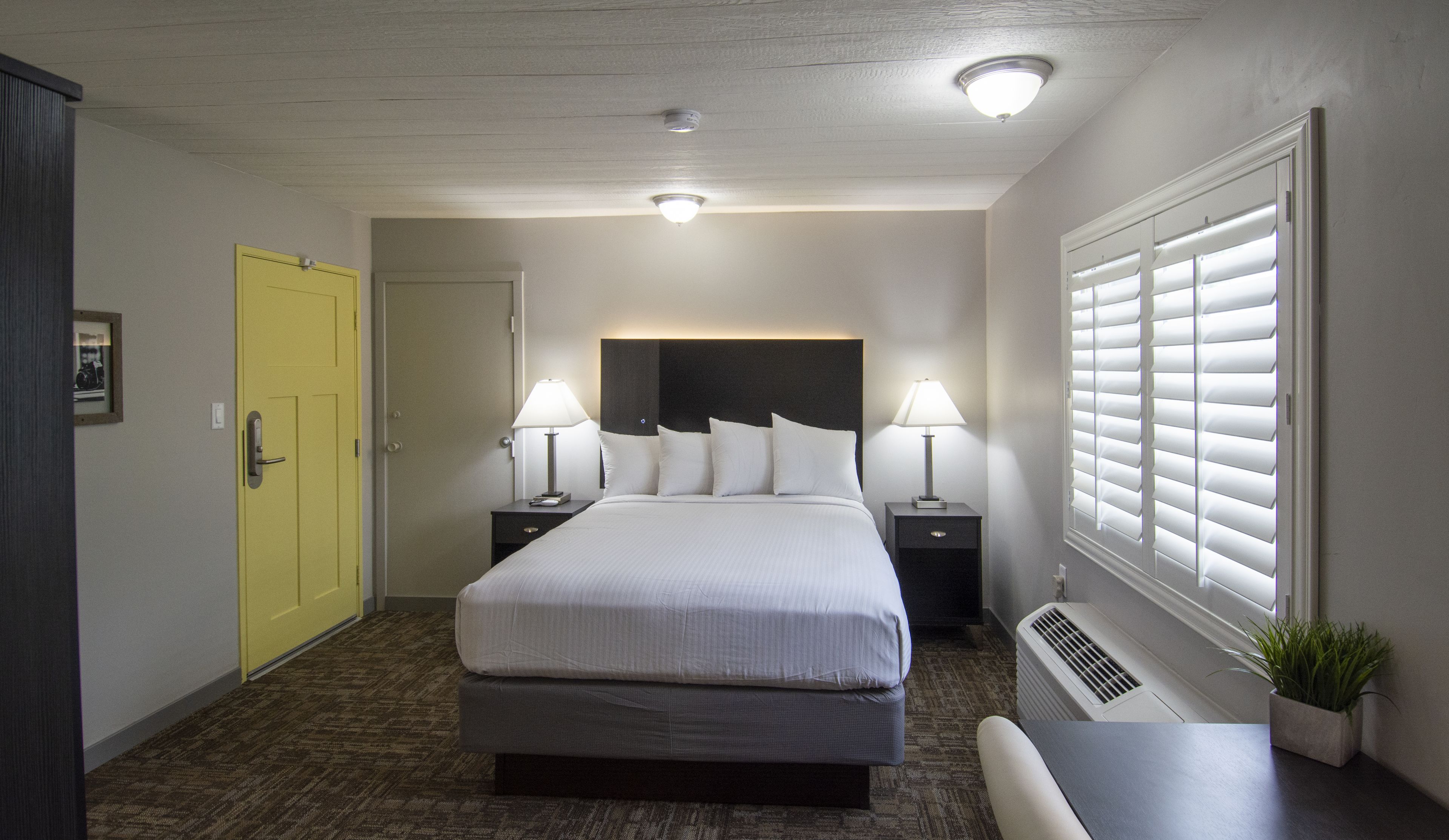 standard single room, 1 queen bed, kitchenette | 1 bedroom, individually decorated, desk, laptop workspace