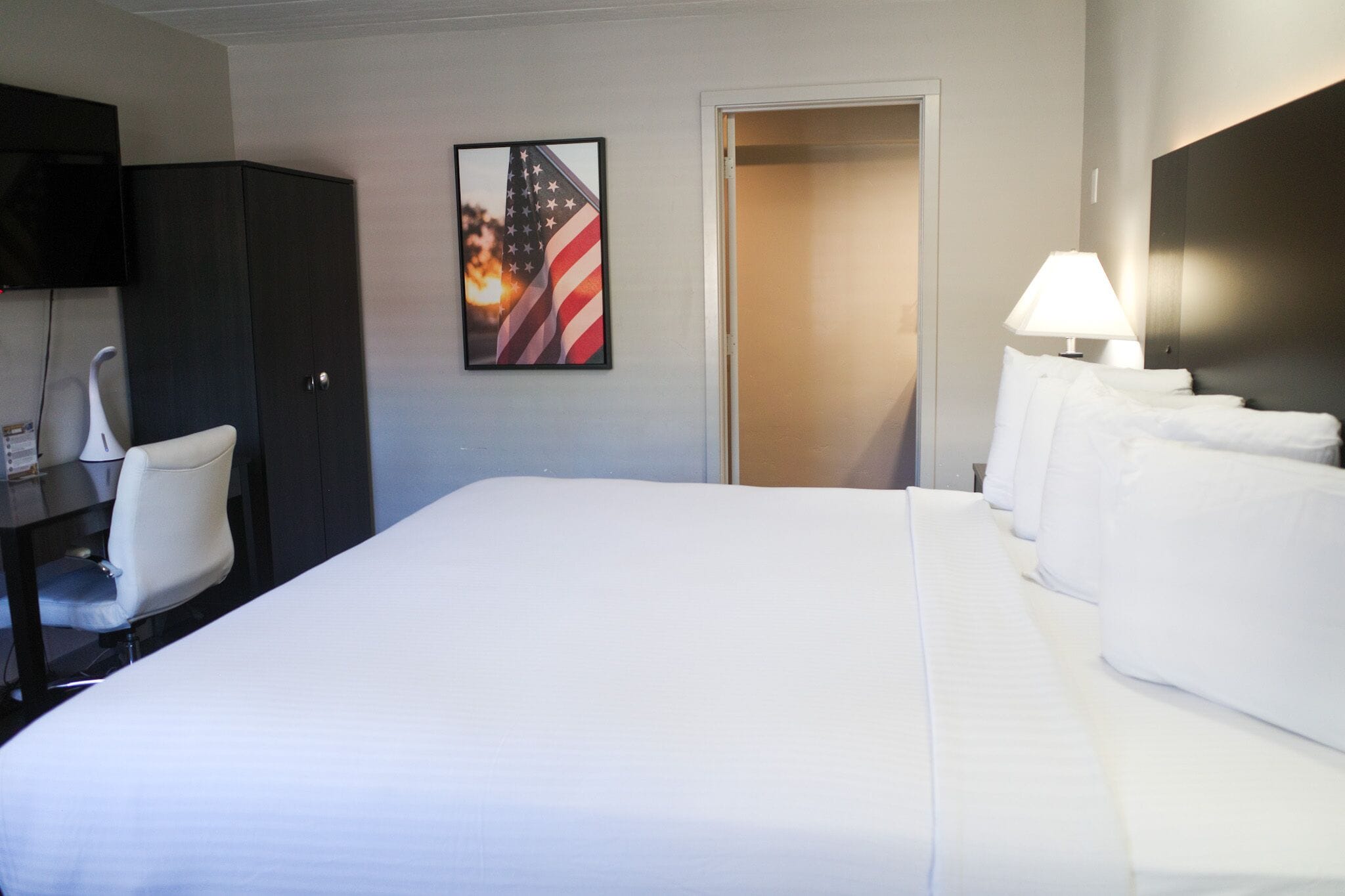 king queen queen suite | 1 bedroom, individually decorated, desk, laptop workspace