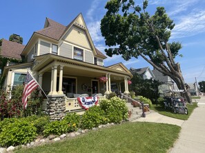 Majoituspaikan julkisivu