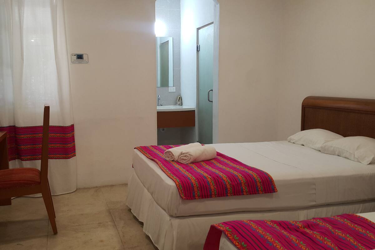 Habitacion Uxmal | Laptop workspace, blackout drapes, iron/ironing board (on request)