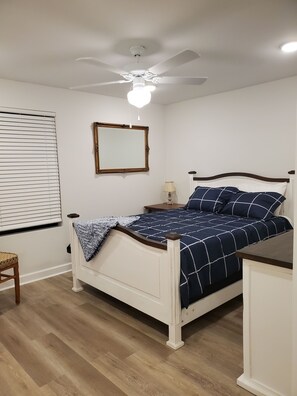 2 bedrooms, iron/ironing board, travel crib, WiFi