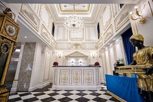 Sala de estar en el lobby