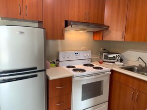 Horno, lavavajillas, utensilios de cocina y papel de cocina