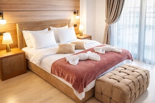 1 habitación, sistema de insonorización, wifi gratis y ropa de cama