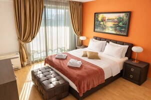 1 habitación, sistema de insonorización, wifi gratis y ropa de cama 