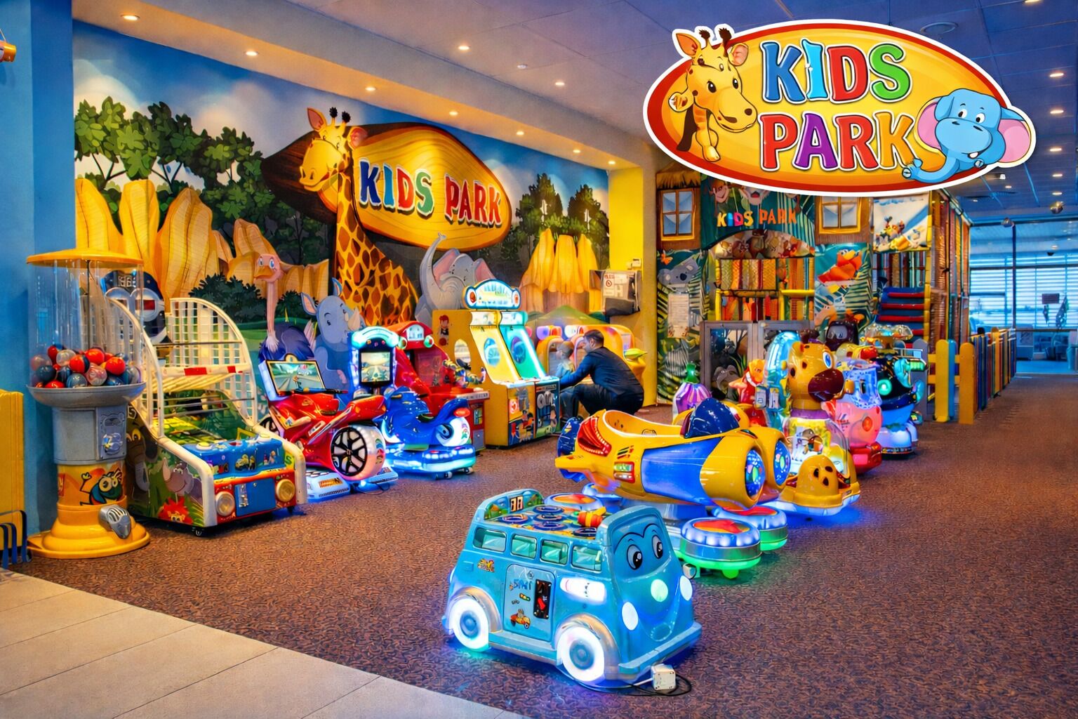 Aire de jeu intérieure pour enfants