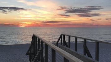 Accommodatie ligt op het strand