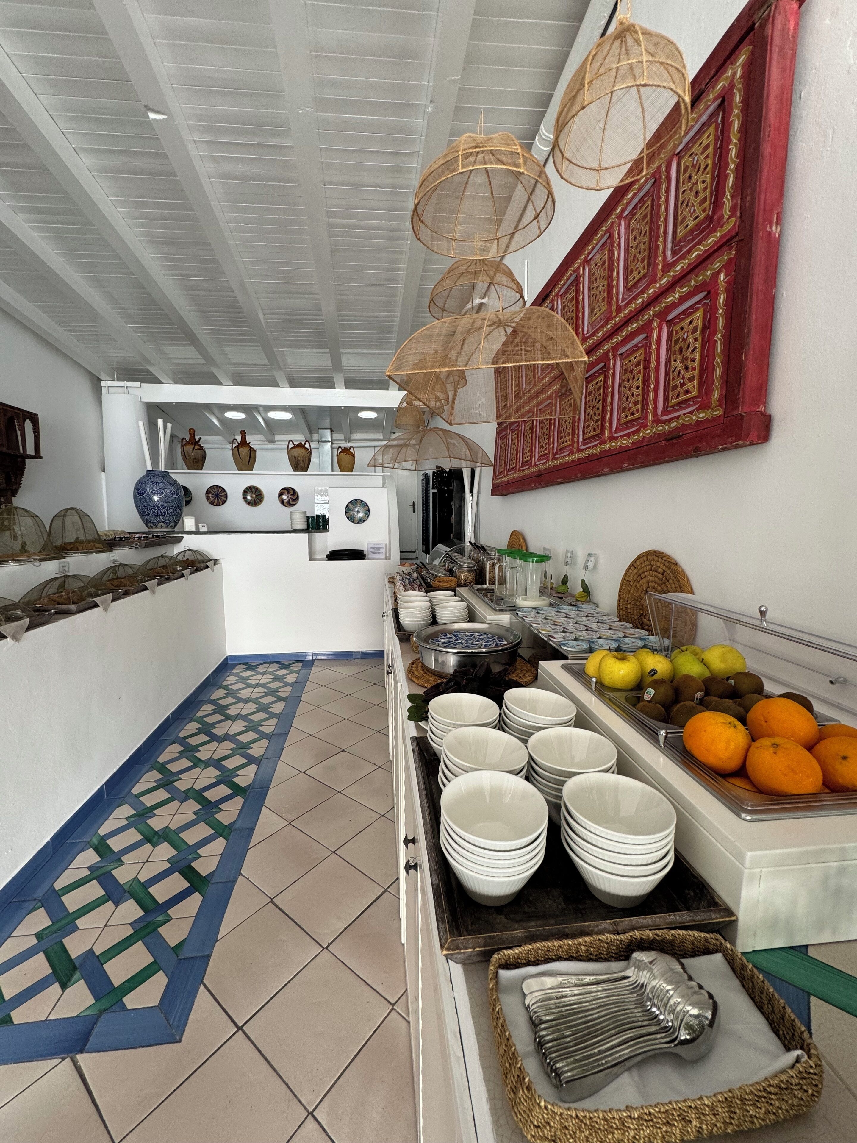 Frokostbuffé er inkludert hver dag