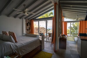 Luxury Penthouse, Ocean View | Hypo-allergenic bedding, pillowtop beds, in-room safe, blackout drapes - Anjali Casa Divina (Sayulita)