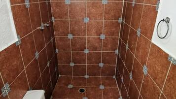 Habitación estándar, 2 camas individuales | Baño | Regadera, amenidades de baño gratuitas, toallas, jabón