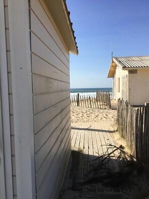 On the beach