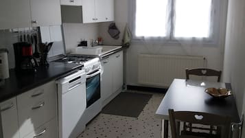 Réfrigérateur, micro-ondes, four, lave-vaisselle