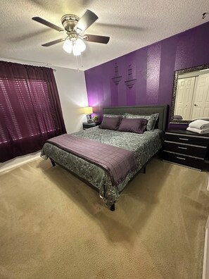 2 bedrooms, iron/ironing board, travel crib, free WiFi