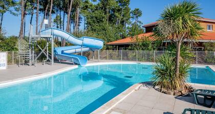 Estudio acogedor accès Piscine intérieure et extérieure | 400m du lac!