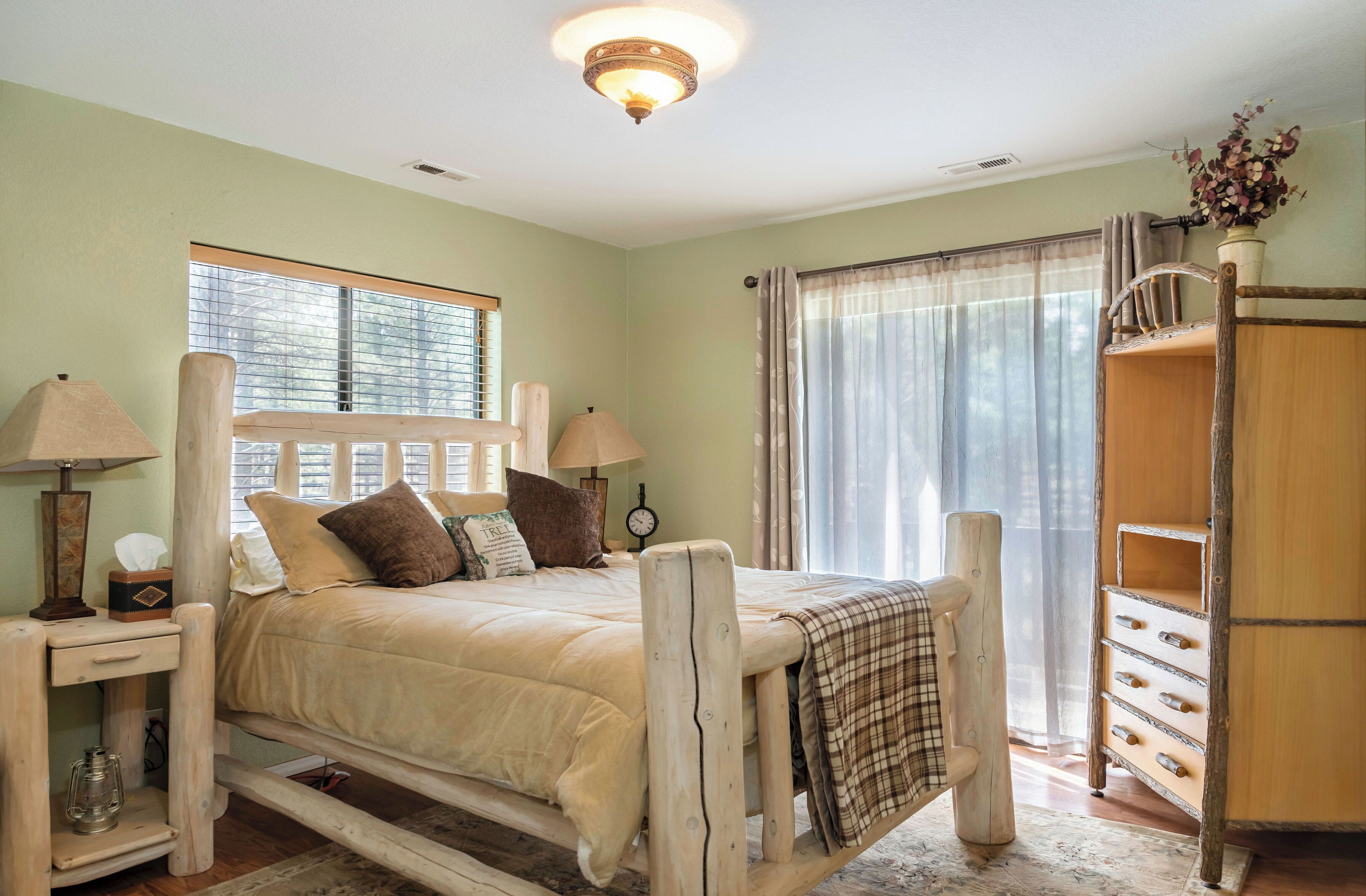 1 makuuhuone, vuodevaatteet