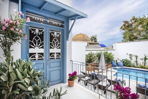 Entrée de l’hébergement