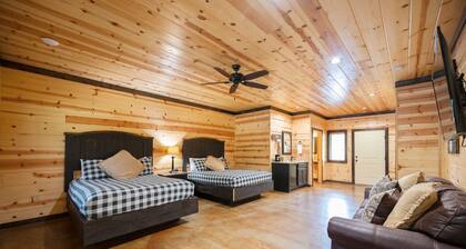 Big Timber Lodge diseñado para albergar eventos, reuniones familiares, bodas pequeñas, etc.