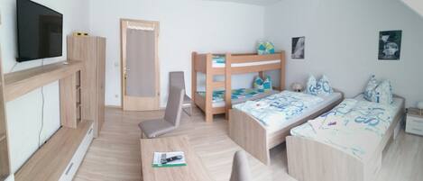 5 chambres, fer et planche Ă repasser, Wi-Fi gratuit, draps fournis