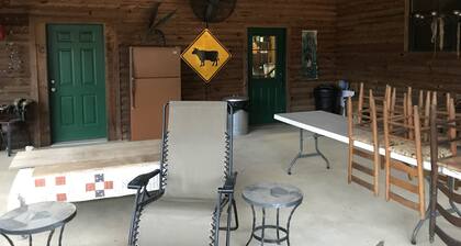 Cabin in the woods between Mt. Nebo and Mt. Magazine