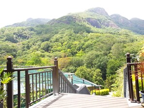 Vue depuis l’hébergement