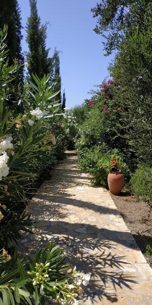 Property grounds - Six-bedroom House With Terrace Ionian Sea View (Neochori)