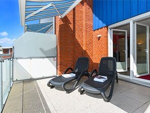 Terrace/patio - Apartment 8 - House Südermole (Esens)