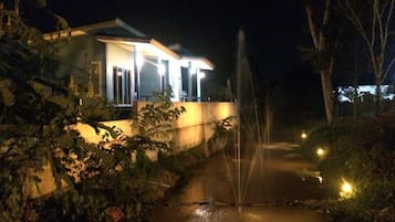 Front of property – evening/night