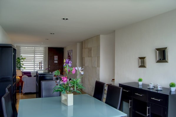 Casa exclusiva, 3 habitaciones | Área de sala de estar