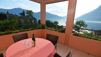 Family Apartment, Sea View | Terrace/patio