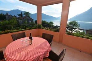 Family Apartment, Sea View | Terrace/patio - Apartments & Rooms Vanja (Kotor)