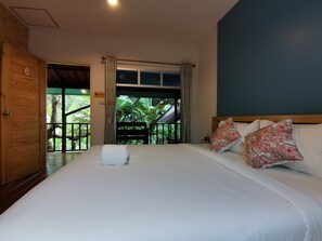 Double Room, Mountain View | Blackout drapes, iron/ironing board, free WiFi, bed sheets - Nua Tone Resort & Cafe (Choeng Thale)