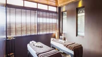 Couples treatment room(s), sauna, steam room, aromatherapy