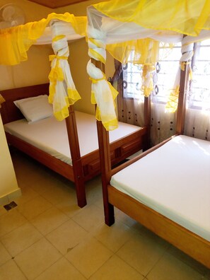 Kamar Double Comfort | 1 kamar tidur, seprai premium, setrika/meja setrika, dan Wi-Fi gratis