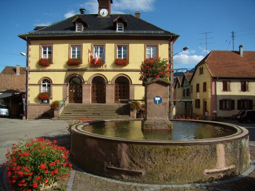 At the Ancien Pressoir - Bus service to Colmar