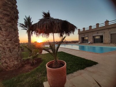 Luxury villa with private pool not overlooked.