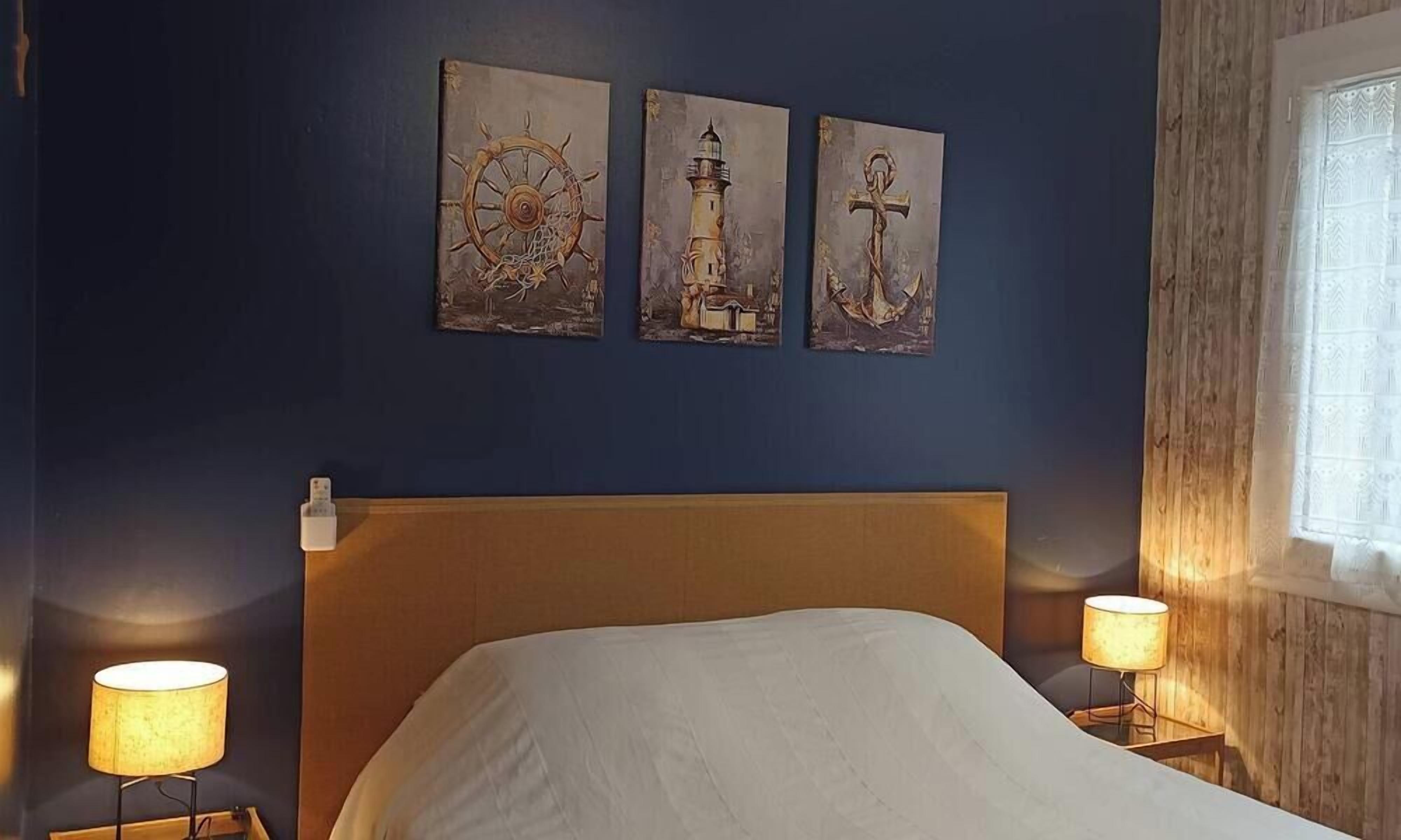 2 chambres, fer et planche à repasser, Wi-Fi gratuit