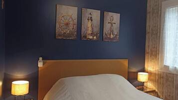 2 chambres, fer et planche à repasser, Wi-Fi gratuit
