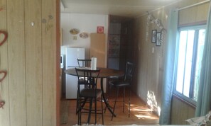 Family Cottage | Private kitchen | Fridge, microwave, coffee/tea maker, electric kettle - Stwalo's Place (Lobatse)