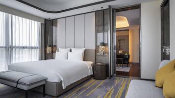 1 habitaciĂłn, ropa de cama de alta calidad y cubrecamas