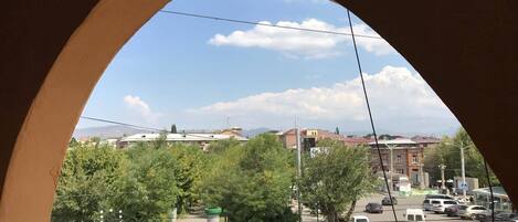 Blick von der Unterkunft