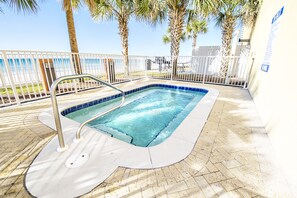 Indoor pool, a heated pool