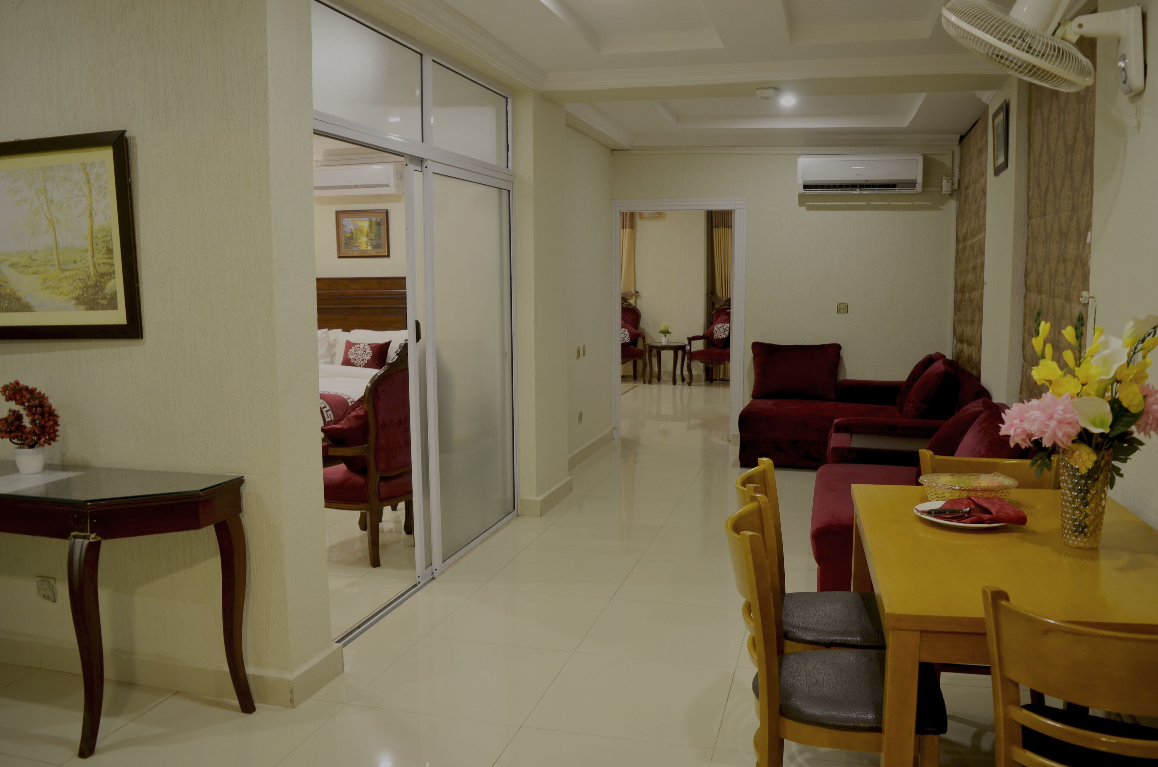 Presidential Suite, Mountain View | Living area | Flat-screen TV