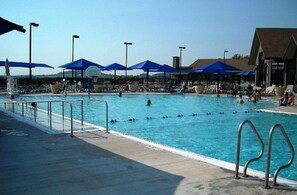 Indoor pool, outdoor pool