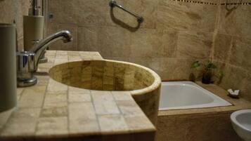 Deluxe Cabin, Pool View | 2 bedrooms, in-room safe, individually decorated, individually furnished